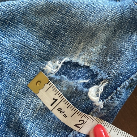 CURRENT ELLIIOT THE SKINNY EASY LOVE DESTROY jeans ripped 31 - Picture 7 of 7